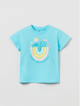 OVS OVS T-Shirt 1764480 Granatowy Regular Fit