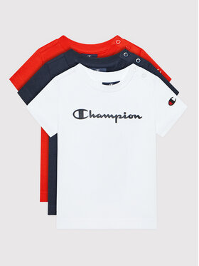 Champion Champion Komplet 3 t-shirtów 305974 Kolorowy Regular Fit