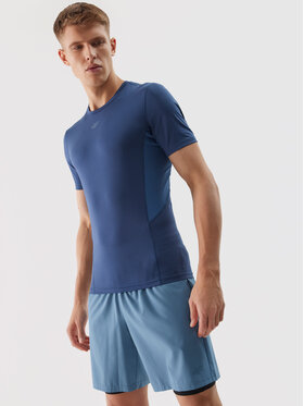 4F 4F Szorty sportowe 4FWSS24TFSHM574-33S Niebieski Regular Fit
