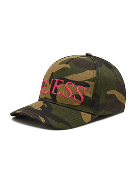 Guess Guess Шапка с козирка Not Coordinated Hats AW8632 COT01 Зелен