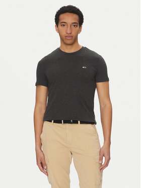 Tommy Jeans Tommy Jeans T-Shirt Jaspe DM0DM20363 Černá Slim Fit
