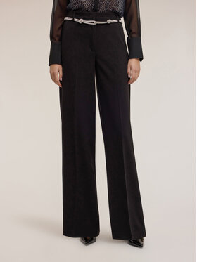 Motivi Motivi Pantaloni di tessuto P053W000831N033 Nero Over Fit