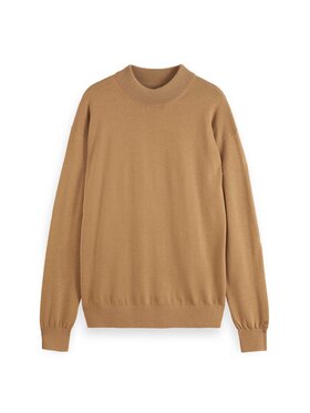 Scotch & Soda Scotch & Soda Sweter 27064 Brązowy Casual Fit