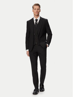 HUGO HUGO Öltöny Arti/Hesten242V1X 50547341 Fekete Extra Slim Fit