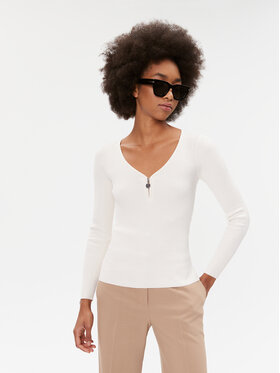 Morgan Morgan Bluse 232-MBANZA Écru Slim Fit