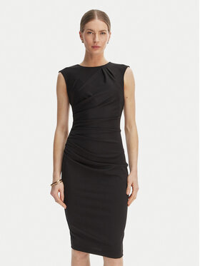 Rinascimento Rinascimento Коктейльна сукня CFC0127683003 Чорний Slim Fit