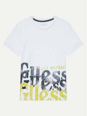 Guess Guess Póló L5RI12 K8HM4 Fehér Regular Fit