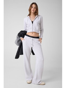 Guess Guess Spodnie materiałowe 183268 Szary Slim Fit