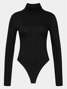 Edited Edited Боди Viola Черен Tight Fit