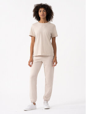 4F 4F Pantaloni trening 4FAW23TTROF472 Bej Regular Fit