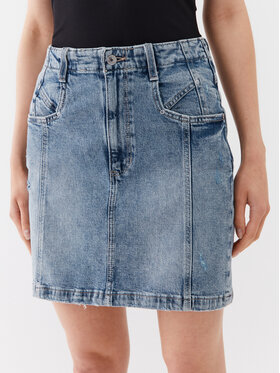 Guess Guess Džínová sukně W3YD75 D4MSM Modrá Regular Fit