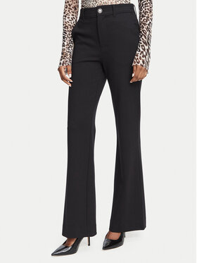 Guess Guess Hlače iz tkanine W6BB25 K6213 Črna Flared Leg