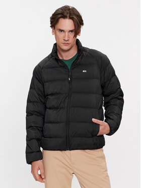 Tommy Jeans Tommy Jeans Geacă din puf Essential DM0DM17984 Negru Regular Fit