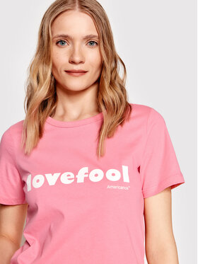 Americanos Americanos T-Shirt Reno Rosa Regular Fit