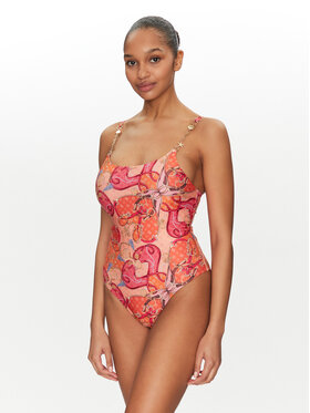 Guess Guess Costum de baie E5GJ21 KCR12 Portocaliu