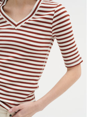 InWear T-shirt Dagnaiw Striped V 30107270 Šarena Slim Fit