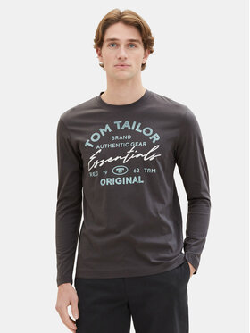 Tom Tailor Tom Tailor Longsleeve 1037744 Nero Regular Fit