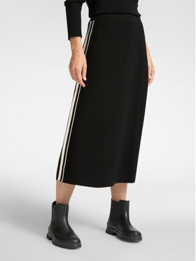 Elena Mirò Elena Mirò Gonna midi 1623Z000053N0A4 Nero Slim Fit