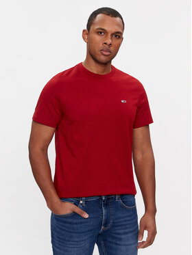 Tommy Jeans Tommy Jeans T-Shirt Classic DM0DM09598 Czerwony Regular Fit