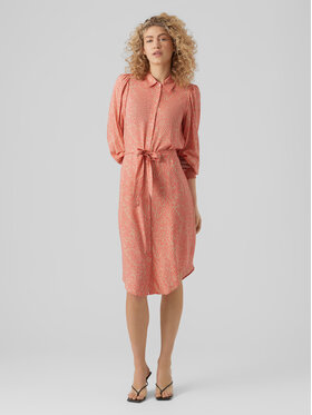 Vero Moda Vero Moda Sukienka koszulowa Sara 10282451 Kolorowy Regular Fit
