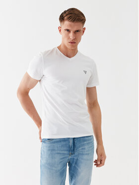 Guess Guess Тишърт U97M01 K6YW1 Бял Slim Fit