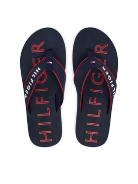 Tommy Hilfiger Tommy Hilfiger Šlepetės per pirštą Sporty Hilfiger Beach Sandal FM0FM05913 Tamsiai mėlyna