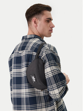 Alpha Industries Alpha Industries Τσαντάκι Μέσης﻿ Rubber Print Waistbag 198912 Μαύρο