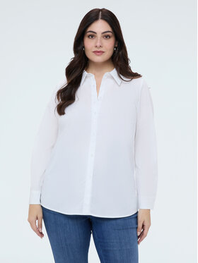 Fiorella Rubino Fiorella Rubino Koszula 5027T001431N011 Biały A-Line Fit
