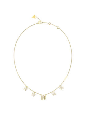 Guess Guess Naszyjnik JUBN04101JWYGWHT/U Złoty