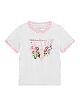 Guess Guess Tricou J6GI23 K6YW4 Alb Regular Fit
