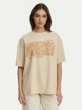 Billabong Billabong T-särk Wander Across EBJZT00483 Beež Loose Fit