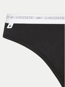 Lacoste Set 3 Parov Spodnjih Hlačk 8F1338 Črna