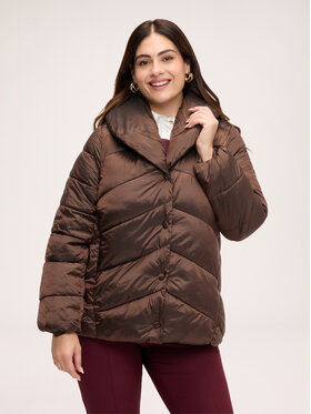 Fiorella Rubino Fiorella Rubino Giubbotto piumino F037T001587N022 Marrone Regular Fit