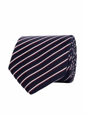 ELSNER ELSNER Kravata JEDWAB ŻAKARD A0040 Tmavomodrá