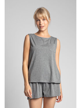 LaLupa LaLupa Bluzka LA015 Szary Comfortable Fit