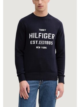 Tommy Hilfiger Tommy Hilfiger Maglione ATHLEISURE CREW NECK Blu Casual Fit