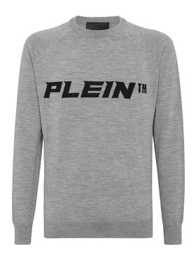 PHILIPP PLEIN PHILIPP PLEIN S dlhými rukávmi 2751 Sivá Regular Fit