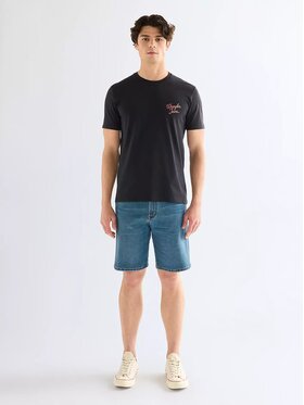 Wrangler Wrangler Pantaloncini di jeans FRONTIER SHORT Blu Regular Fit