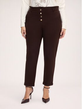 Fiorella Rubino Fiorella Rubino Spodnie materiałowe P074L002491N022 Brązowy Regular Fit