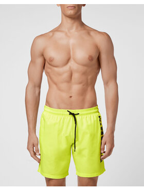 PHILIPP PLEIN PHILIPP PLEIN Spodnie materiałowe 10415 Żółty Comfort Fit