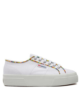 Superga Superga Πάνινα παπούτσια Multicolor Beads 2740 S4131FW Λευκό