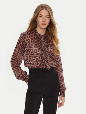 Guess Guess Cămașă Oriane W4BH63 WGLE2 Vișiniu Regular Fit