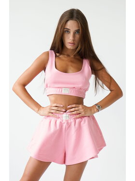 MissDenim MissDenim Komplet top i spodenki Flippy Set Różowy Basic Fit