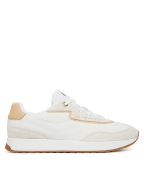 Tommy Hilfiger Tommy Hilfiger Sportcipők Th Retro Runner Mix FW0FW09410 Fehér