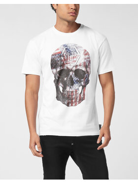 PHILIPP PLEIN PHILIPP PLEIN T-shirt 26241 Bianco Regular Fit
