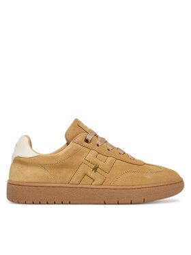 Elisabetta Franchi Elisabetta Franchi Сникърси Low Cut Lace Up F4A9-E0340-0071 S Кафяв