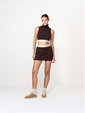 La Mania La Mania Top BELLAROSE Brązowy Basic Fit