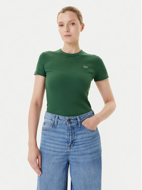 Lacoste Lacoste T-shirt TF5538 Verde Slim Fit