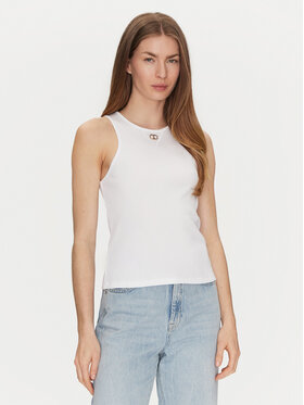 TWINSET TWINSET Topiņš 251TP2550 Balts Slim Fit