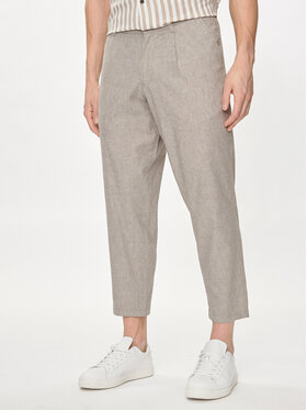 Jack&Jones Jack&Jones Kalhoty z materiálu Bill 12248993 Šedá Regular Fit